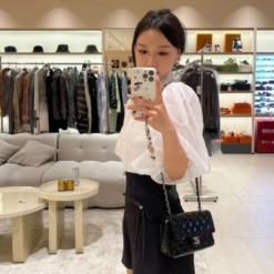 Túi Chanel Size 19 Đen Bóng